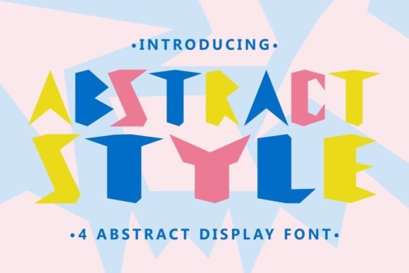 Abstract Style Font - Featured Image