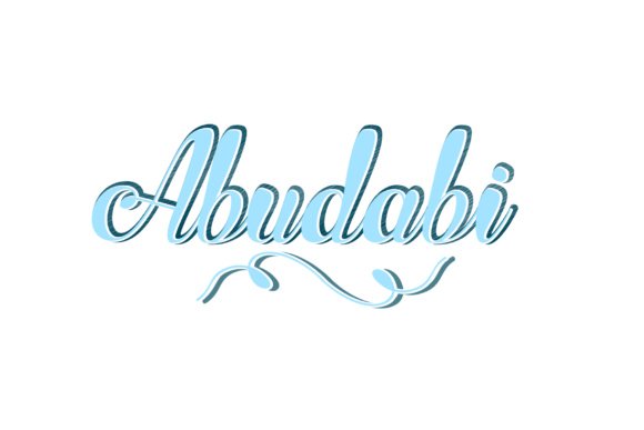 Abudabi Font - Featured Image