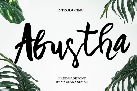 Abustha Font - Featured Image