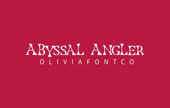 Abyssal Angler Font - Featured Image