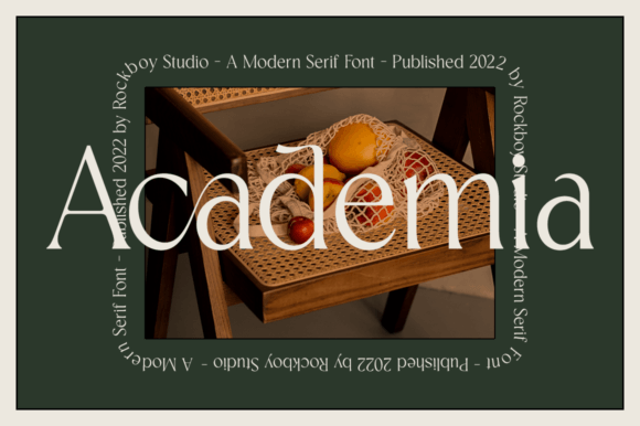 Academia Font - Featured Image