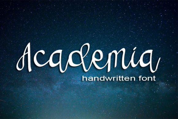 Academia Font - Featured Image