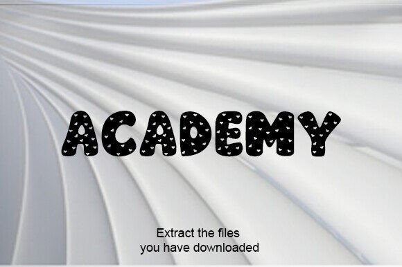 Academy Font - Featured Image