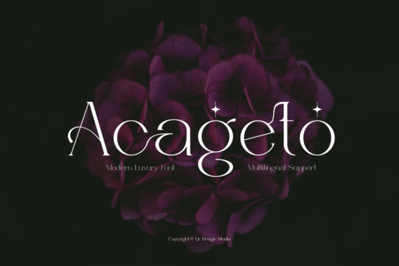 Acageto Font - Featured Image