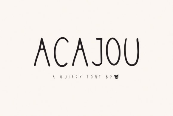 Acajou Font - Featured Image