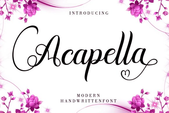 Acapella Font - Featured Image