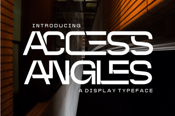 Access Angles Font - Featured Image