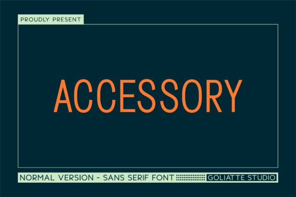 Accessory Font - Featured Image