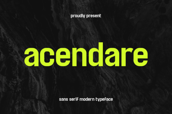 Acendare Font - Featured Image