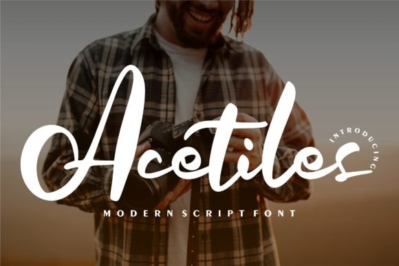 Acetiles Font - Featured Image