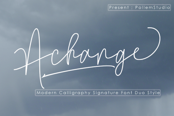 Achange Duo Font - Featured Image
