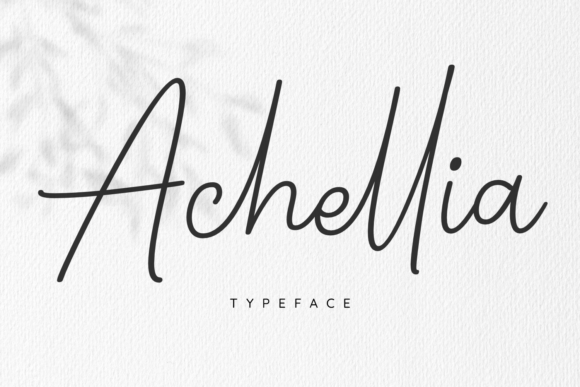 Achellia Font - Featured Image