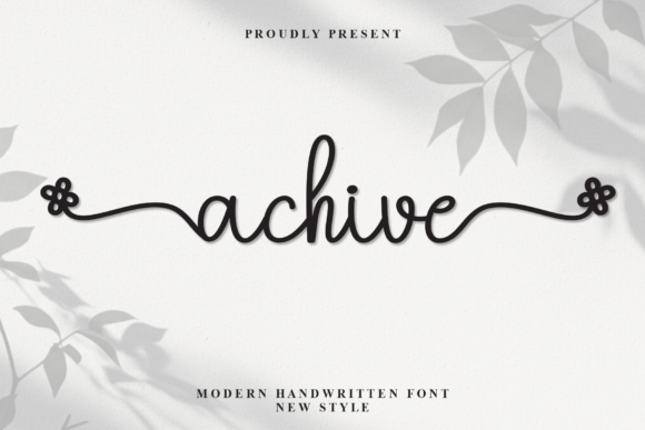 Achive Font - Featured Image