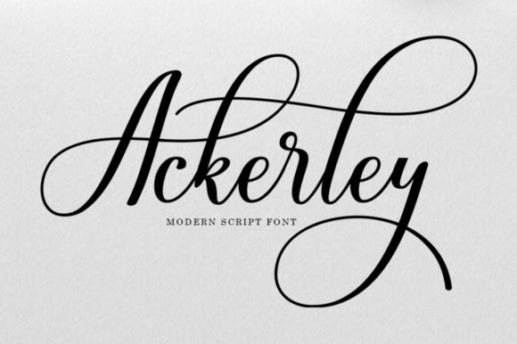 Ackerley Font - Featured Image