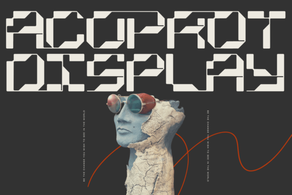 Acoprot Display Font - Featured Image
