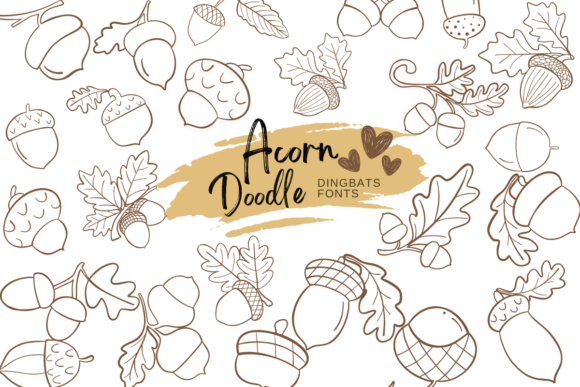 Acorn Doodle Font - Featured Image