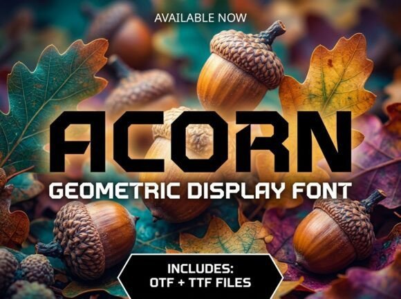 Acorn Font - Featured Image
