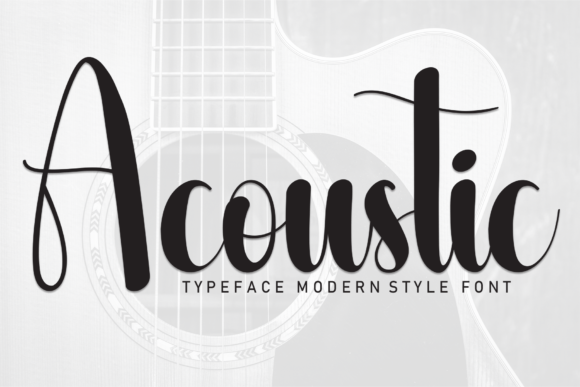 Acoustic Font - Featured Image
