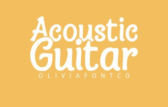 Acoustic Guitar Font - Featured Image