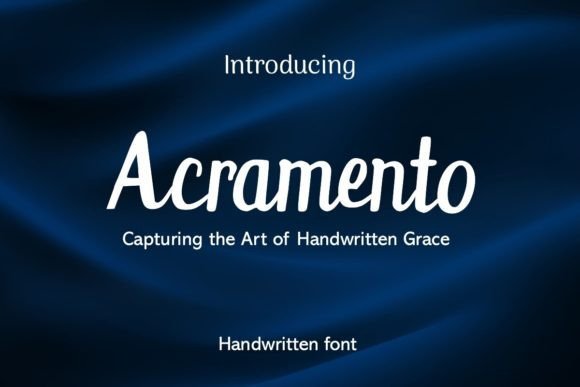 Acramento Font - Featured Image