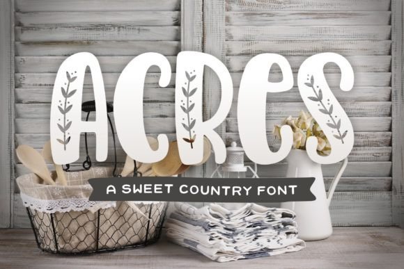 Acres Font - Featured Image