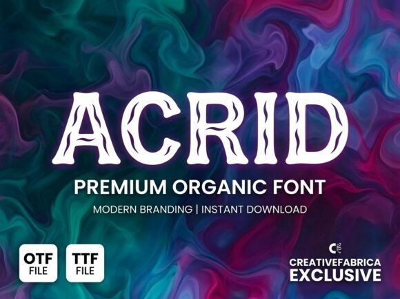 Acrid Font - Featured Image