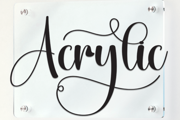 Acrylic Font - Featured Image
