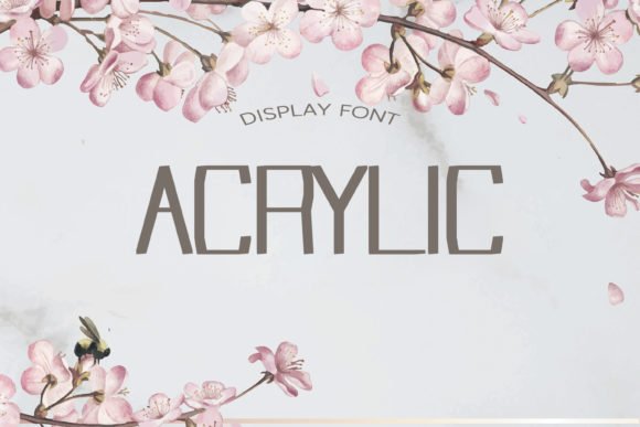 Acrylic Font - Featured Image