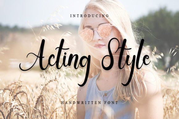 Acting Style Font - Featured Image