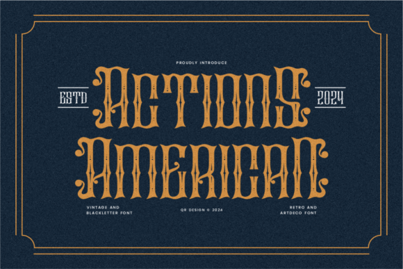 Actions American Font - Featured Image