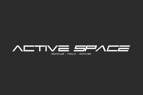 Active Space Font - Featured Image