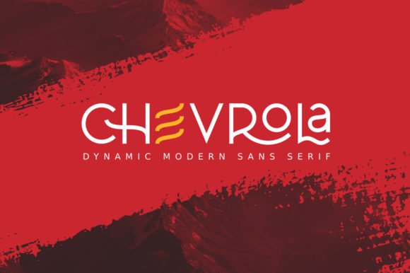 AL Chevrola Font - Featured Image