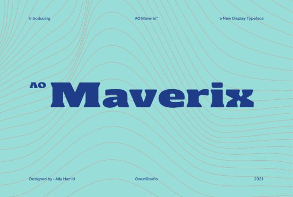 AO Maverix Font - Featured Image