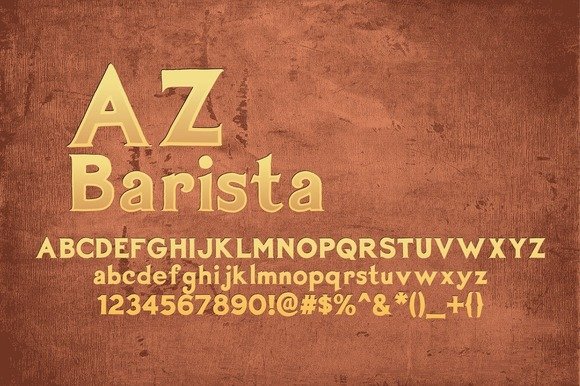 AZ Barista Font - Featured Image