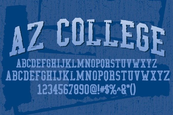 AZ College Font - Featured Image