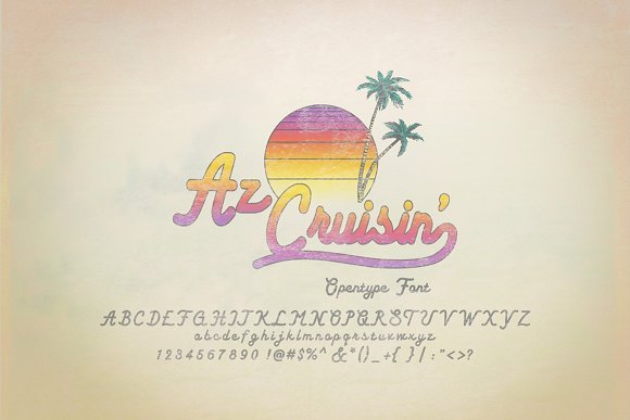 AZ Cruisin Font - Featured Image
