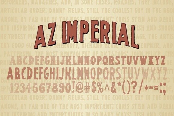 AZ Imperial Font - Featured Image