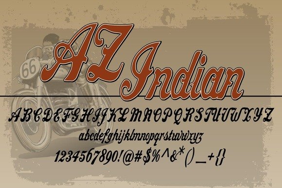 AZ Indian Font - Featured Image