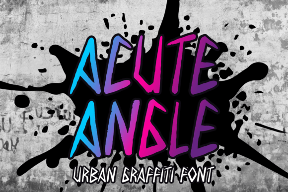 Acute Angle Font - Featured Image