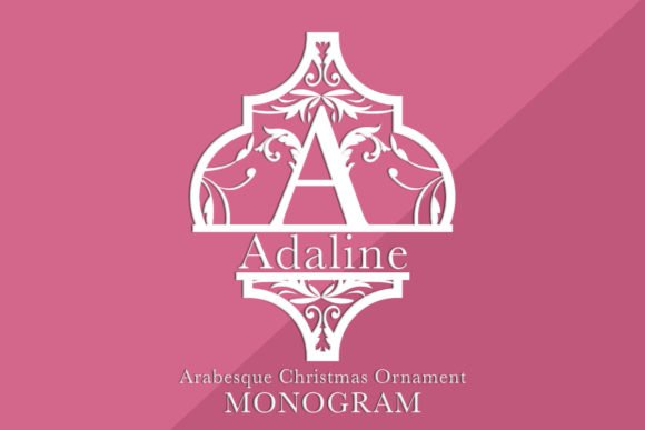 Adaline Arabesque Christmas Ornament Font - Featured Image