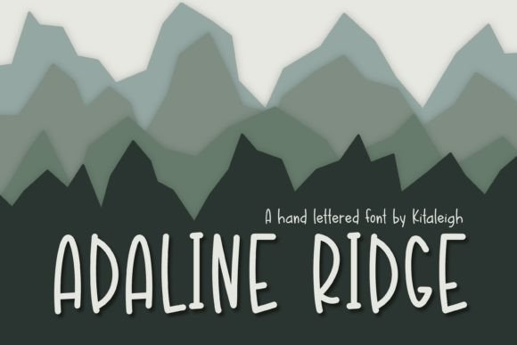 Adaline Ridge Font - Featured Image