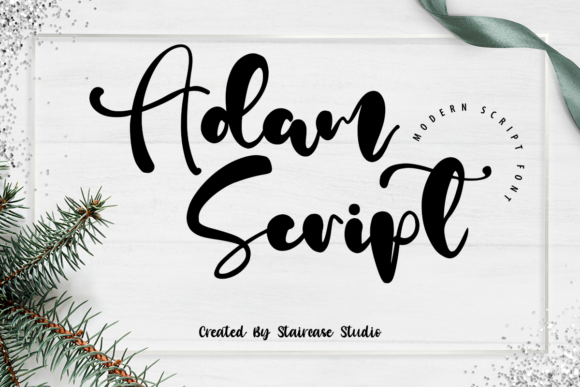Adam Script Font - Featured Image