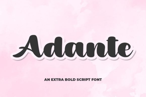 Adante Font - Featured Image