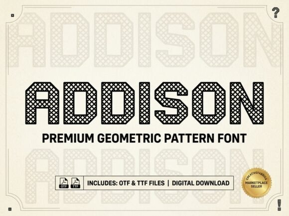 Addison Font - Featured Image