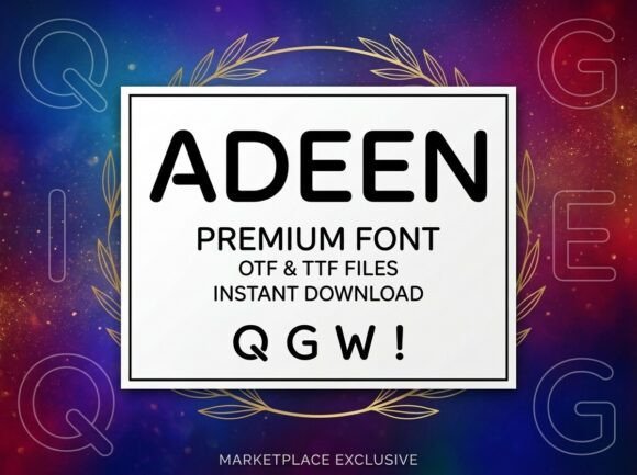 Adeen Font - Featured Image