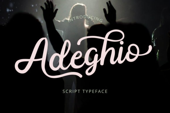 Adeghio Font - Featured Image