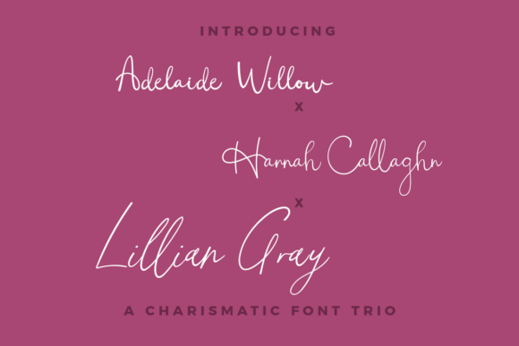 Adelaide Hannah Lillian Trio Font - Featured Image