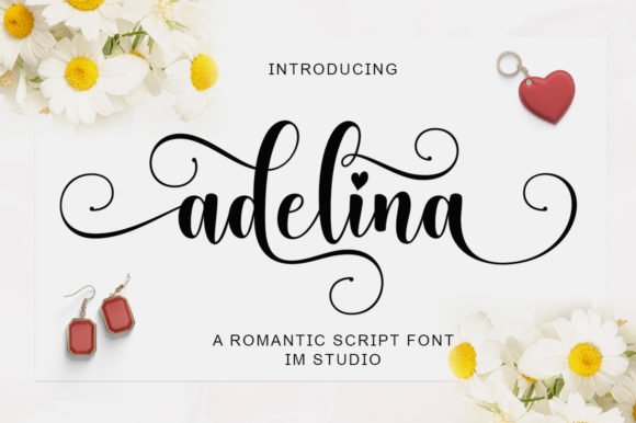 Adelina Script Font - Featured Image