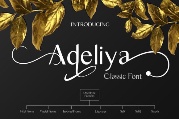 Adeliya Font - Featured Image