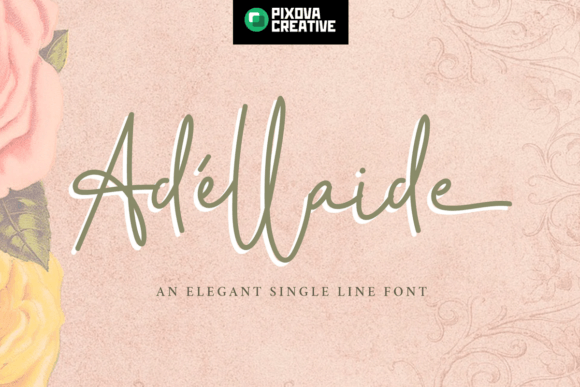Adellaide Font - Featured Image